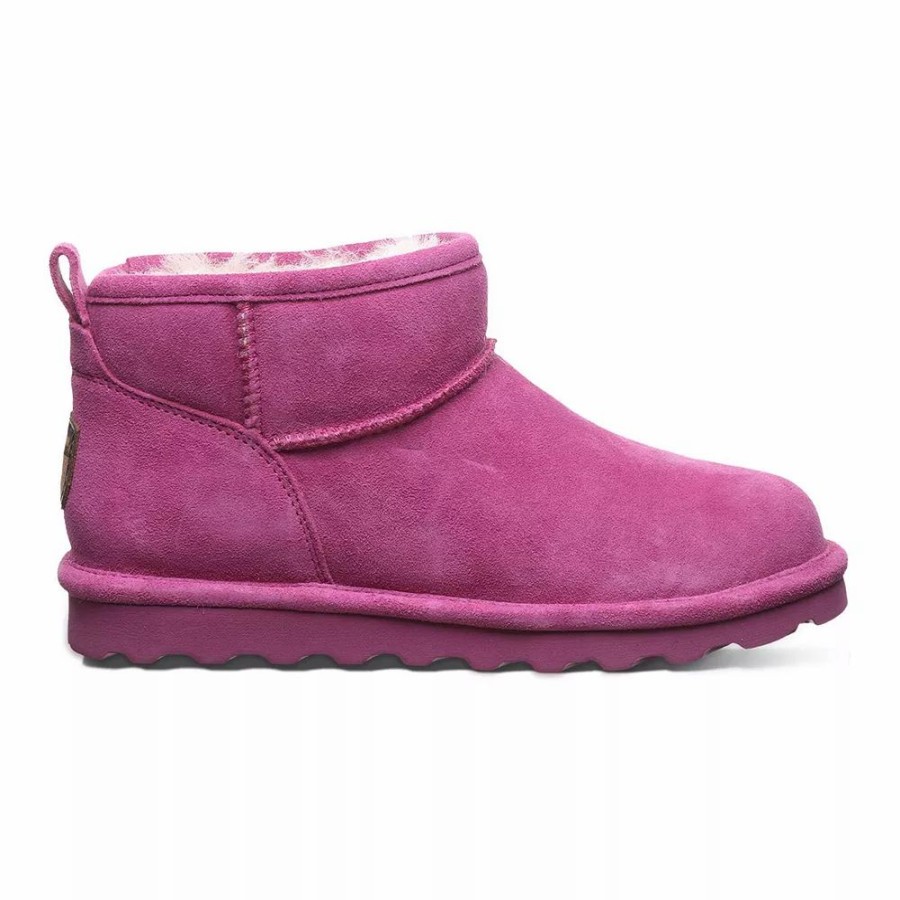 Shoes * | Bearpaw Shorty Women'S Suede Winter Boots Red Alert