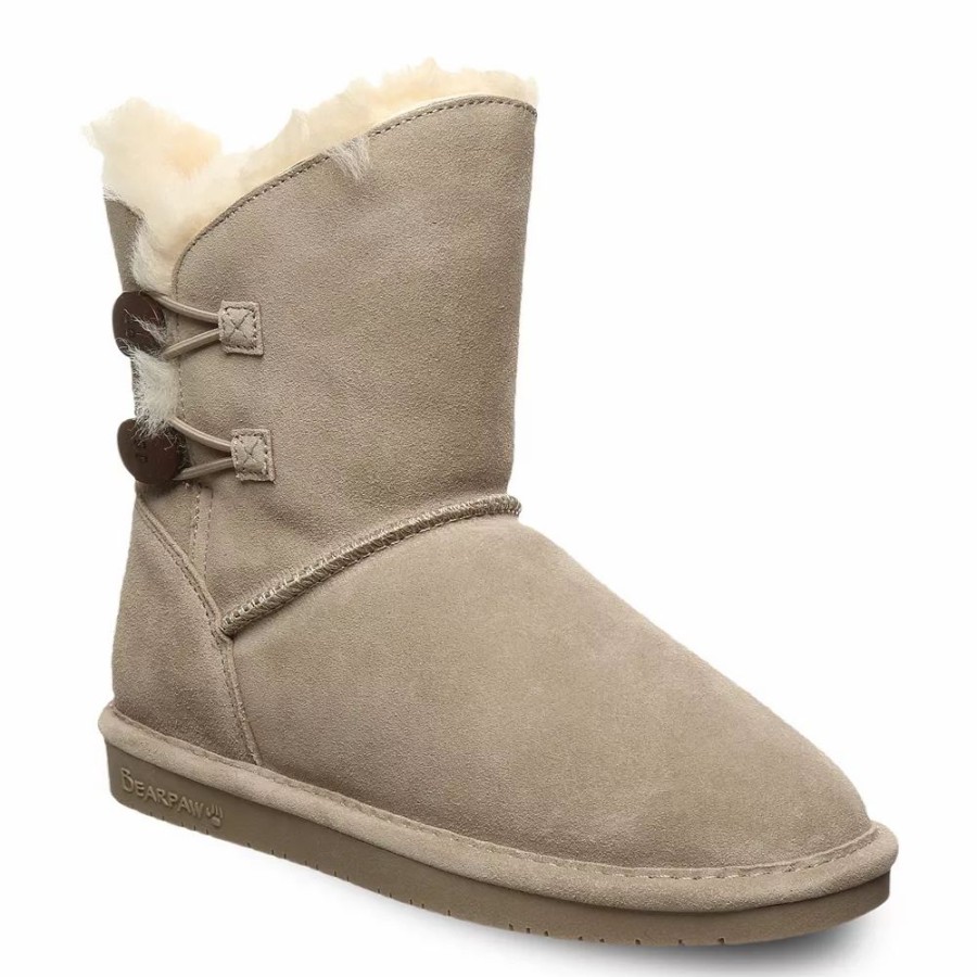 Shoes * | Bearpaw Rosaline Women'S Suede Winter Boots Mushroom