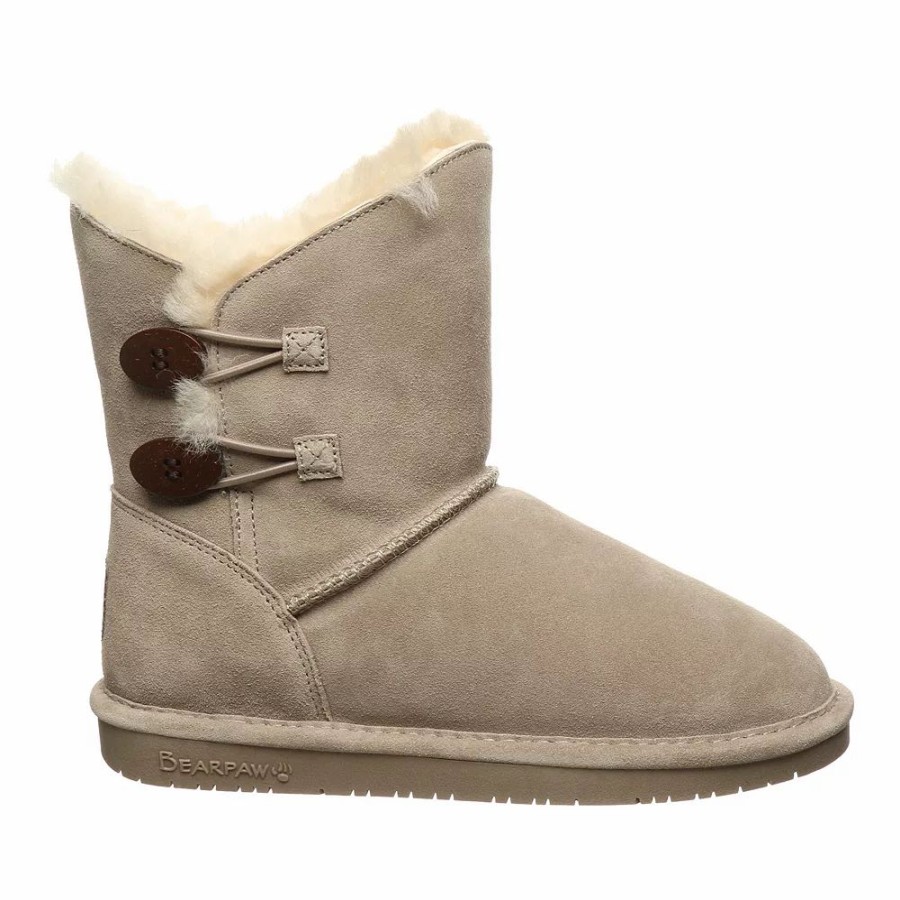 Shoes * | Bearpaw Rosaline Women'S Suede Winter Boots Mushroom