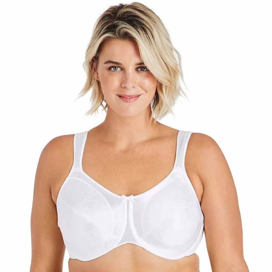 Clothing * | Bali Satin Tracings Full-Figure Minimizer Bra 3562