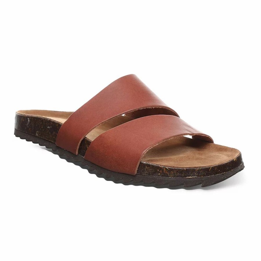 Sandals * | Bearpaw Mia Women'S Leather Slide Sandals