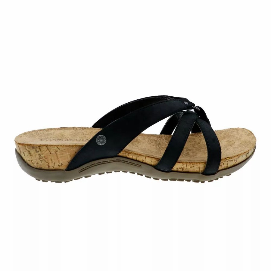 Sandals * | Bearpaw Fawn Women'S Thong Sandals Black Ii