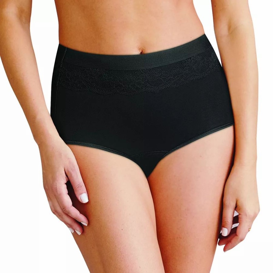 Clothing * | Women'S Bali Beautifully Confident Brief With Leak Protection Liner Dfllb1