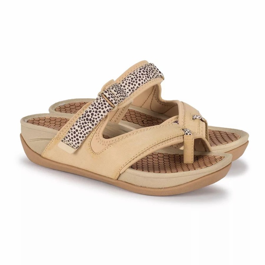 Sandals * | Baretraps Deserae Women'S Casual Slide Sandals Beige