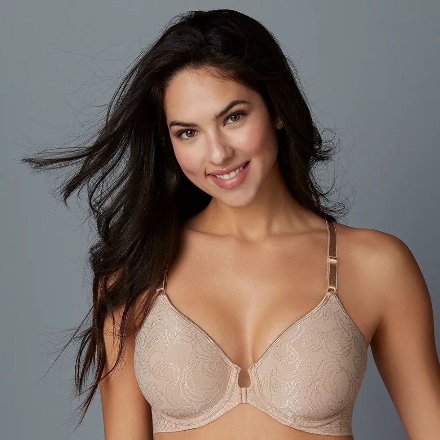 Clothing * | Bali Comfort Revolution Full-Figure Front-Closure Bra 3P66