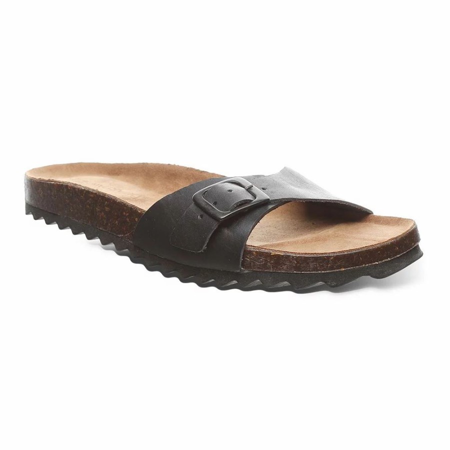 Sandals * | Bearpaw Ava Women'S Leather Slide Sandals