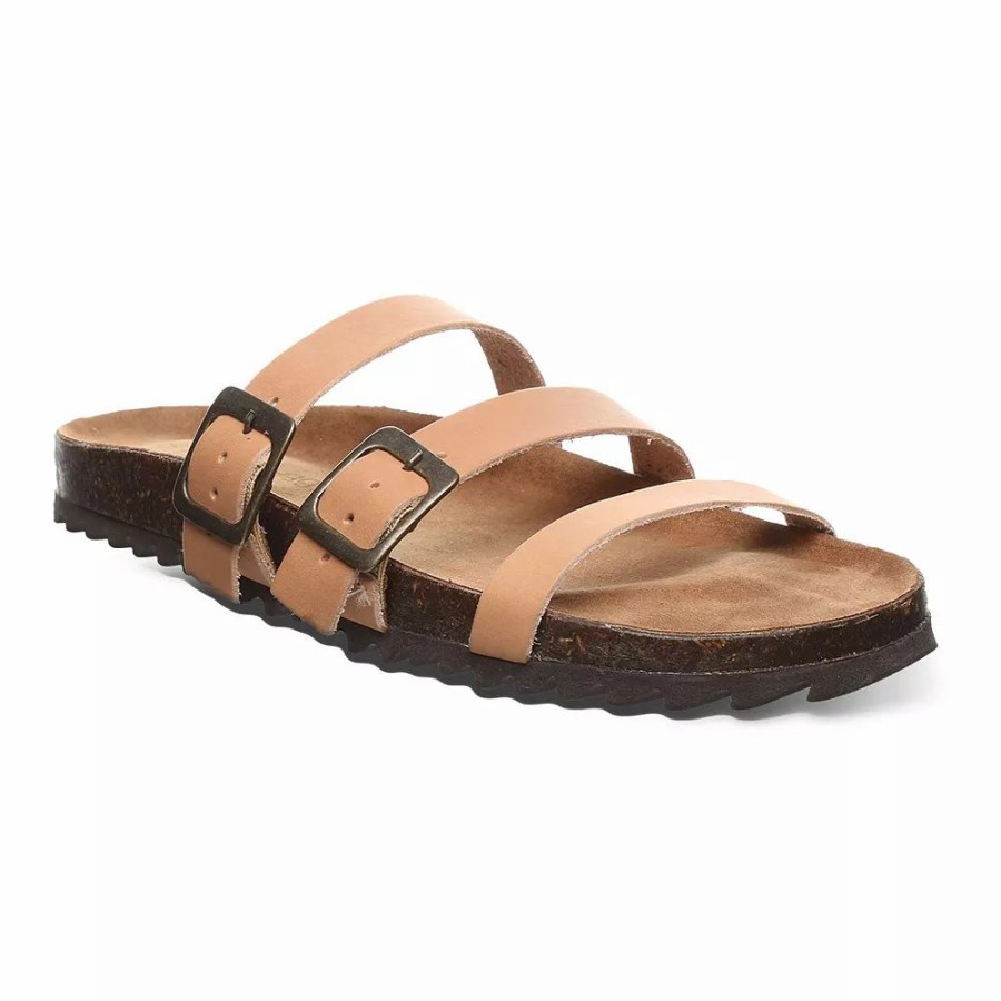 Sandals * | Bearpaw Mercedes Women'S Leather Slide Sandals