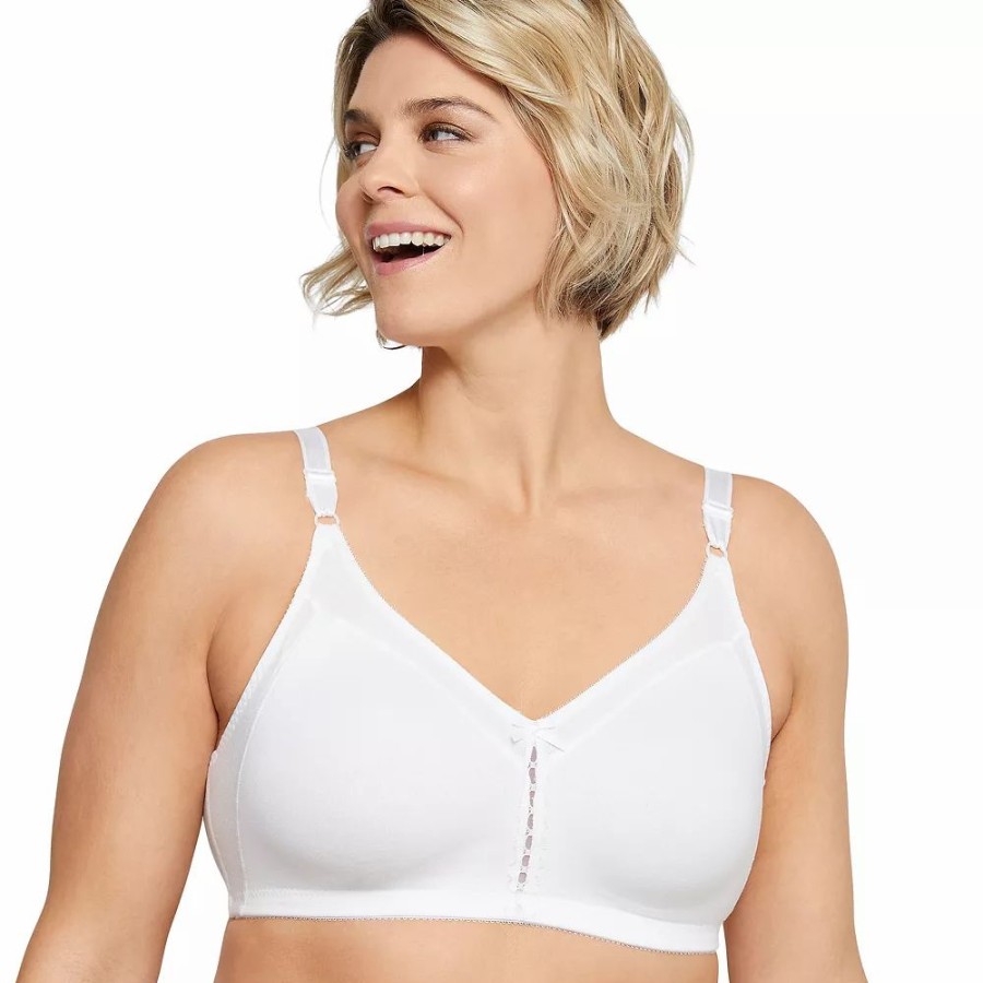 Clothing * | Bali Double Support Comfort-U Back Full-Figure Bra 3036