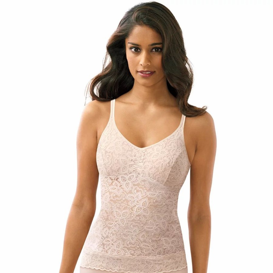 Clothing * | Women'S Bali Lace 'N Smooth Firm-Control Shaping Camisole 8L12