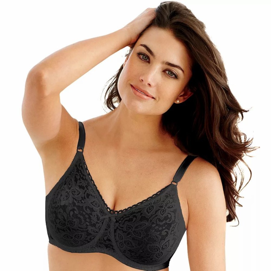 Clothing * | Bali Lace 'N Smooth Comfort-U Back Full-Figure Bra 3432