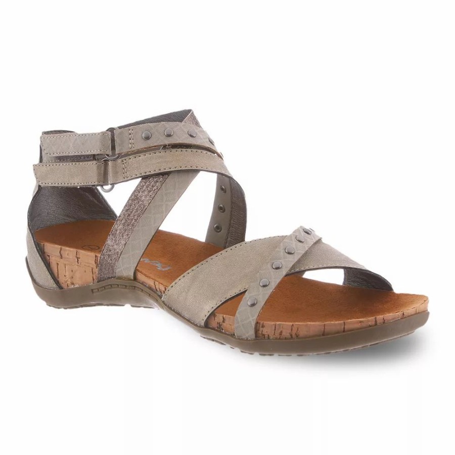 Sandals * | Bearpaw Juliana Ii Women'S Strappy Sandals Pewter