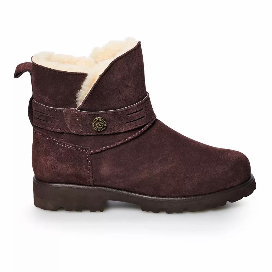 Shoes * | Bearpaw Wellston Women'S Winter Ankle Boots Seal Brown