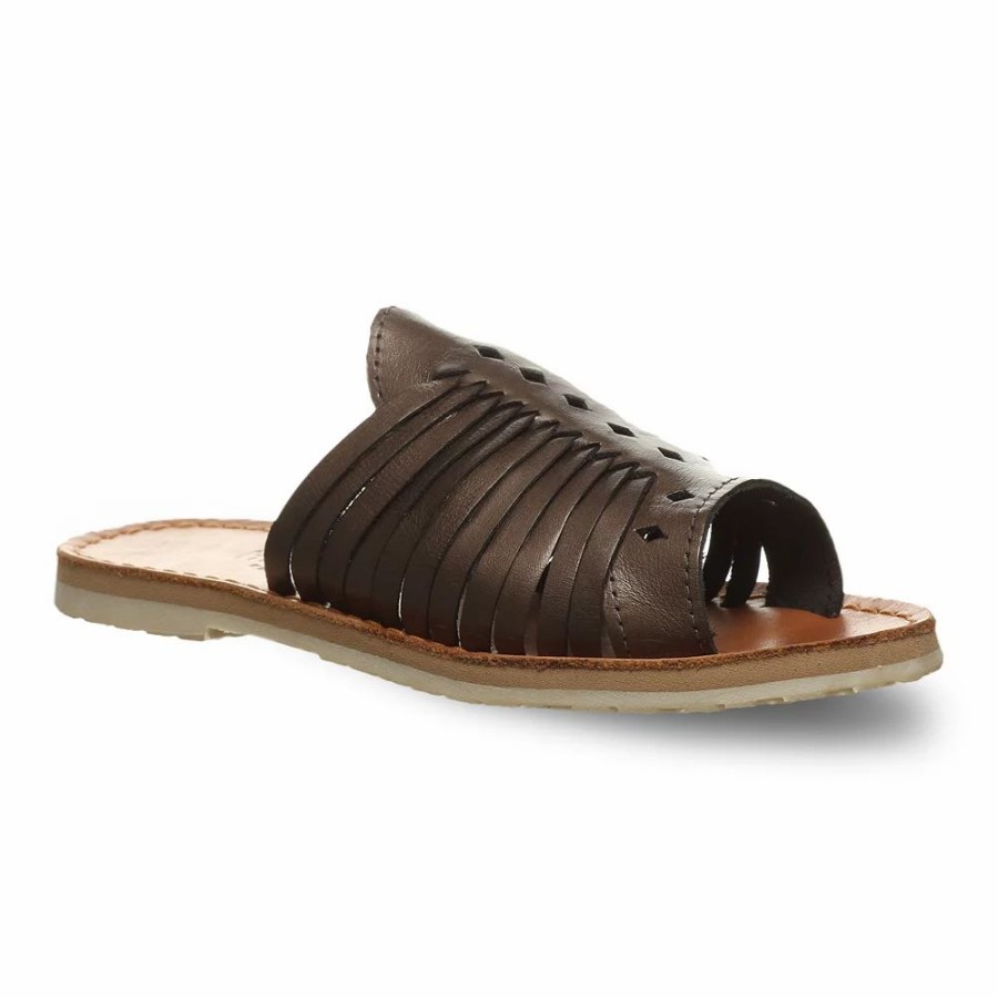 Sandals * | Bearpaw Rosa Women'S Leather Slide Sandals