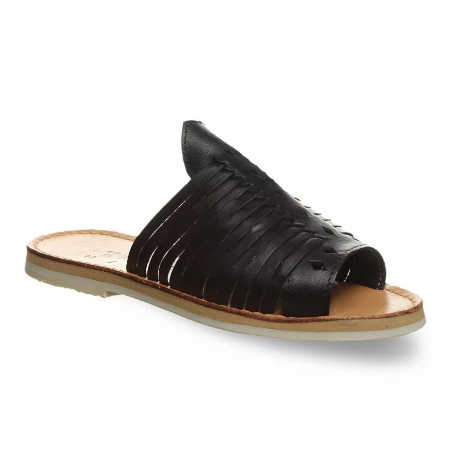 Sandals * | Bearpaw Rosa Women'S Leather Slide Sandals