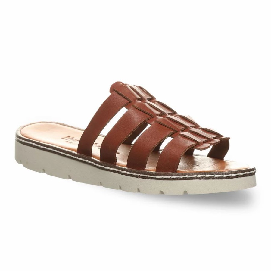 Sandals * | Bearpaw Vanessa Women'S Leather Slide Sandals