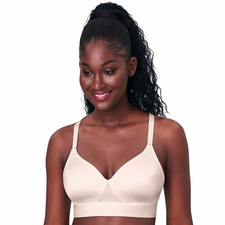 Clothing * | Bali One Smooth U Bounce Control Wireless Full-Coverage Bra Df3458