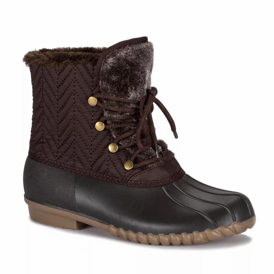 Shoes * | Baretraps Flash Women'S Water-Resistant Winter Boots Dark Brown